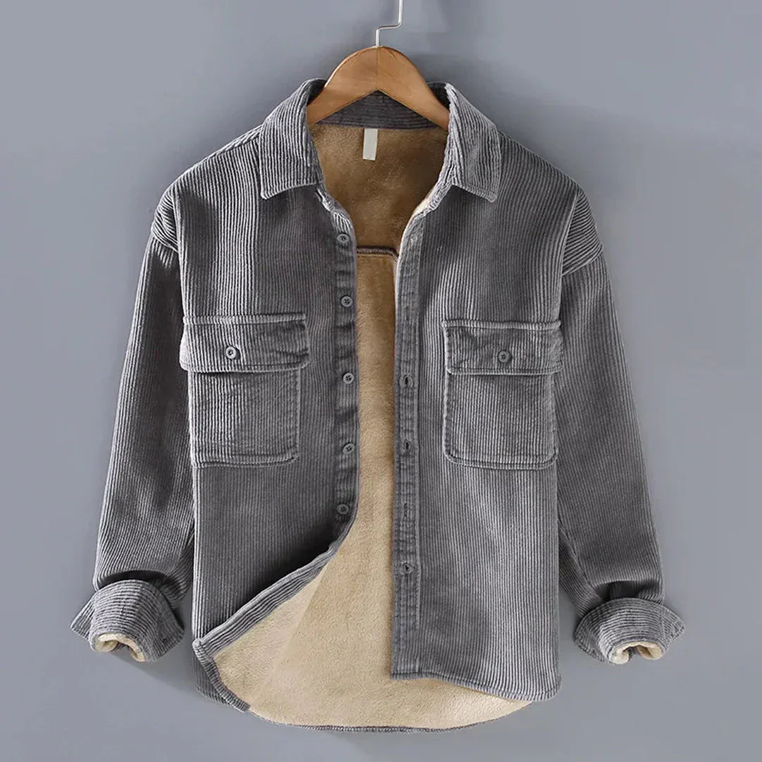 Chaqueta Casual Vintage Cálida para Hombres