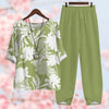 Conjunto de dos piezas con estampado floral vintage