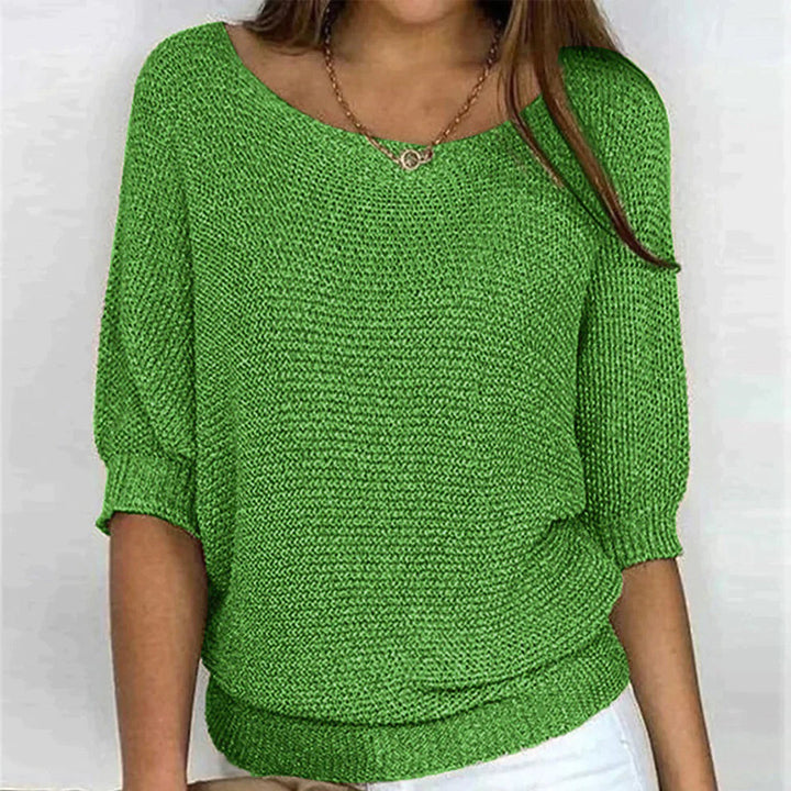 Suéter Casual Oversize Sólido para Mujeres