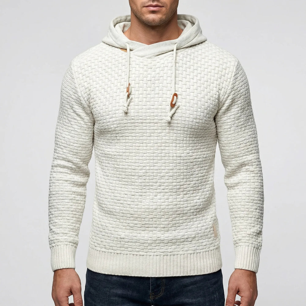 Grovelix - Sudadera con capucha y textura de gofre