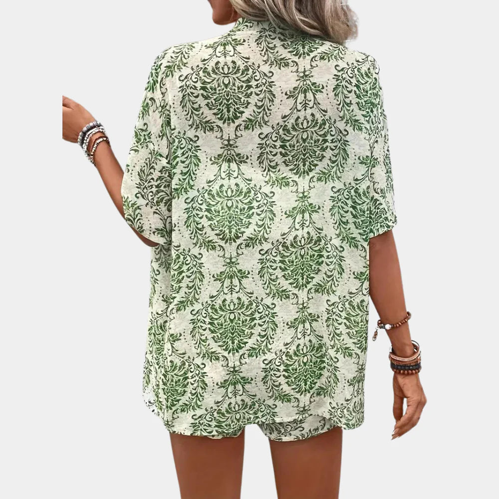 Conjunto de verano de 2 piezas: comodidad ligera y estilo desenfadado