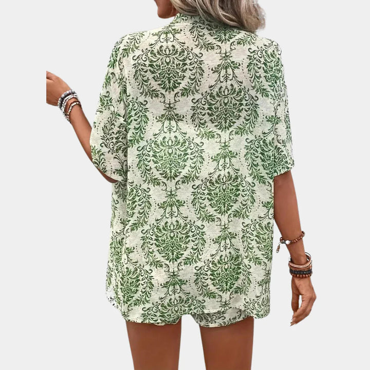 Conjunto de verano de 2 piezas: comodidad ligera y estilo desenfadado