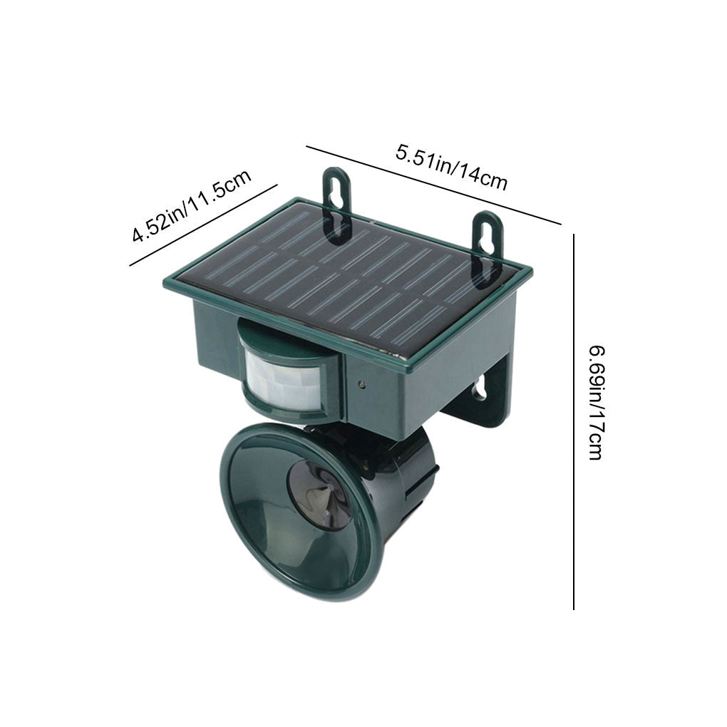 Repelente y Ahuyentador de Aves con Sensor de Movimiento Premium