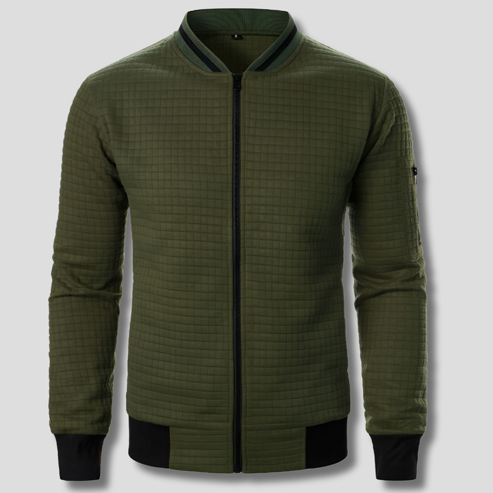 Sudadera con cremallera cómoda y cálida para hombres
