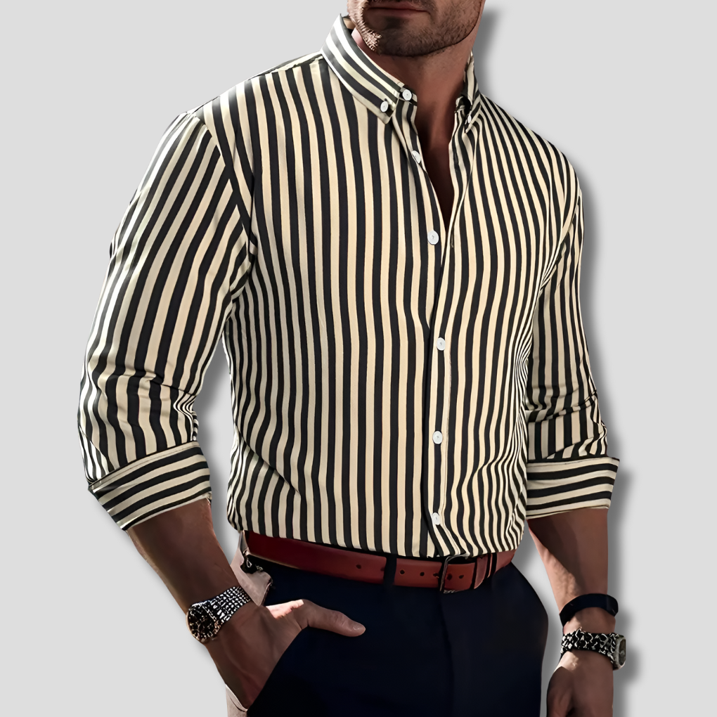 Camisa Clásica Rayada