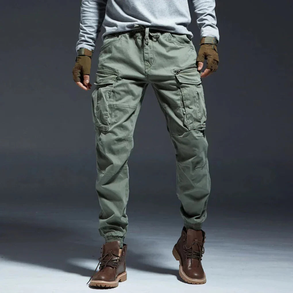 Pantalones Cargo con Muchos Bolsillos para Hombres