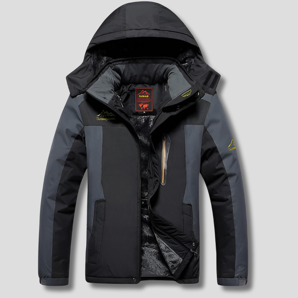 Chaqueta de Invierno para Hombres – Estilo Casual Moderno con Acabado Resistente al Agua
