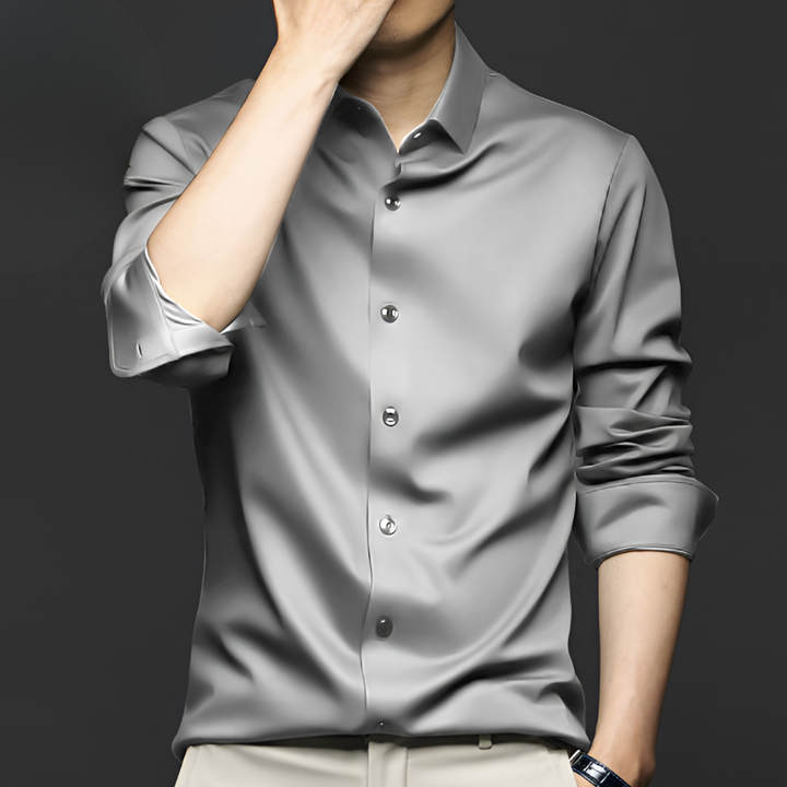 Camisa de Vestir Sin Arrugas para Hombres – Estilosa y de Bajo Mantenimiento