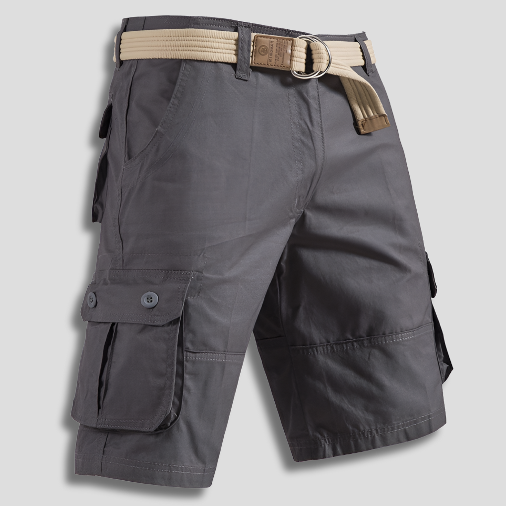 Pantalones Cortos Cargo Masculinos de Múltiples Bolsillos