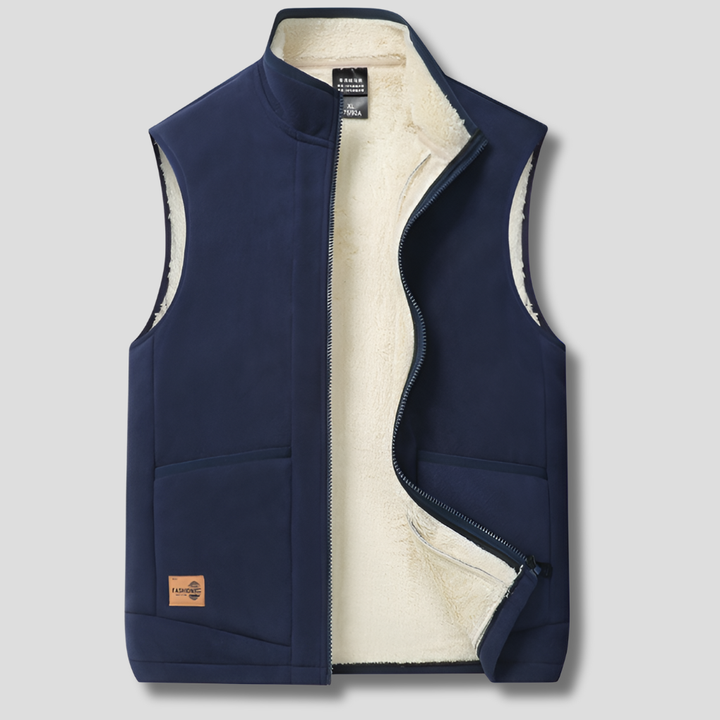 Chaleco de Invierno Forrado para Hombres – Cálido y Estiloso