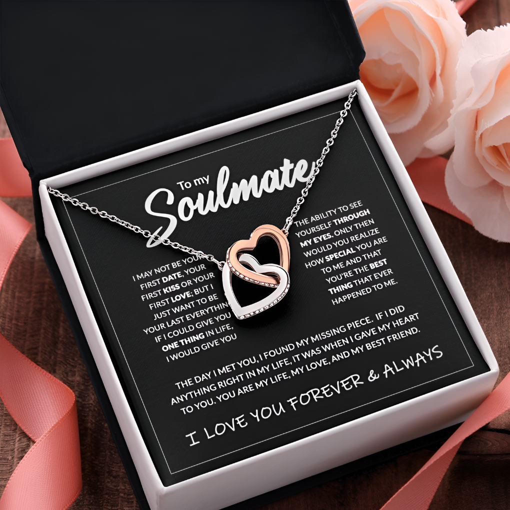 Collar de Dos Corazones para Mujeres