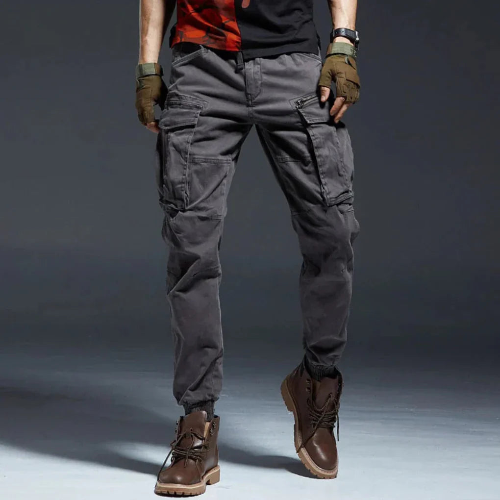 Pantalones Cargo con Muchos Bolsillos para Hombres