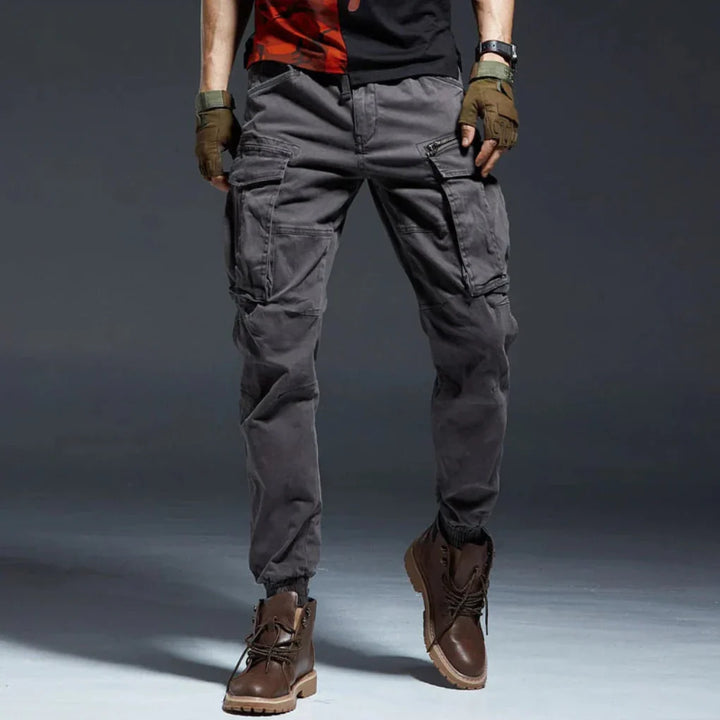 Pantalones Cargo con Muchos Bolsillos para Hombres