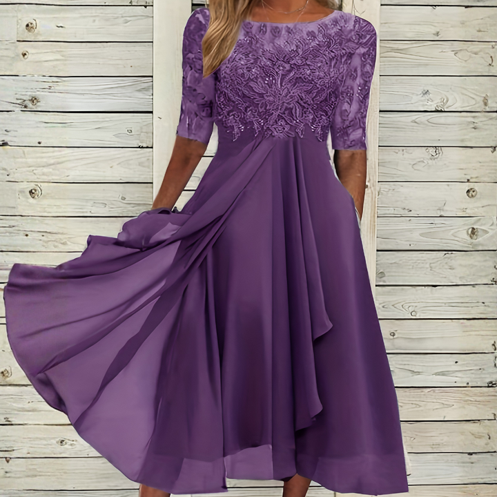 Vestido Maxi para Mujeres con Encaje