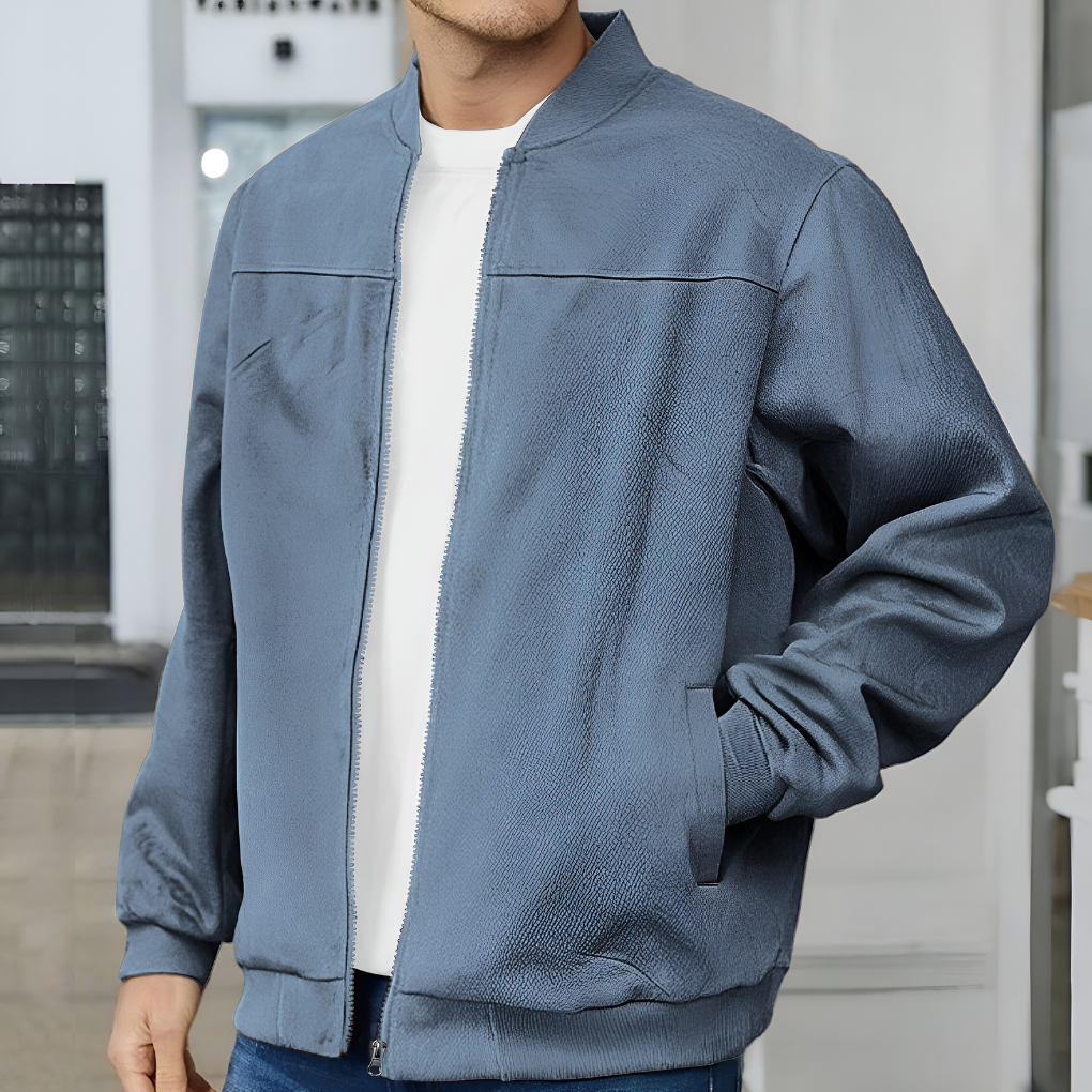 Chaqueta de Suede Retro para Hombres