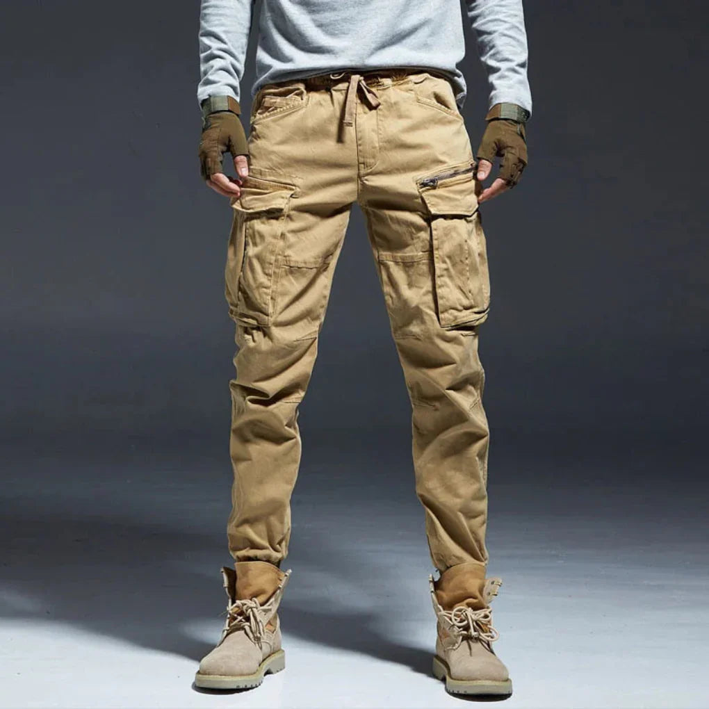 Pantalones Cargo con Muchos Bolsillos para Hombres