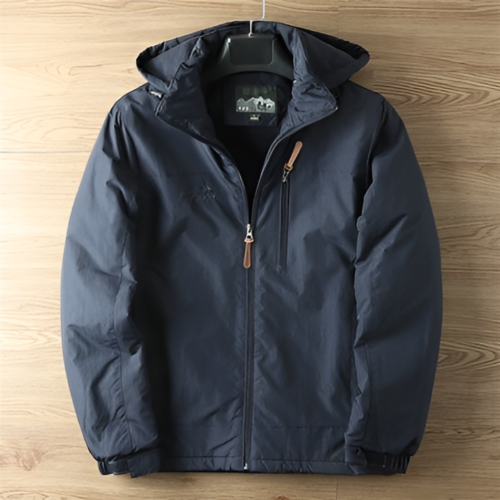 Chaqueta Exterior Impermeable y Transpirable para Hombre con Capucha