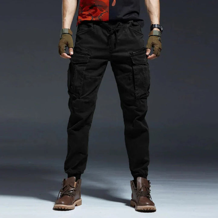 Pantalones Cargo con Muchos Bolsillos para Hombres