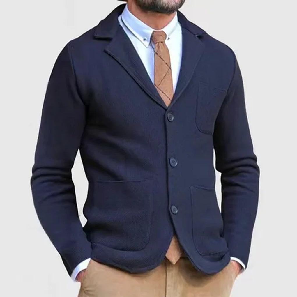Blazer de Punto para Hombres – Estilo Refinado