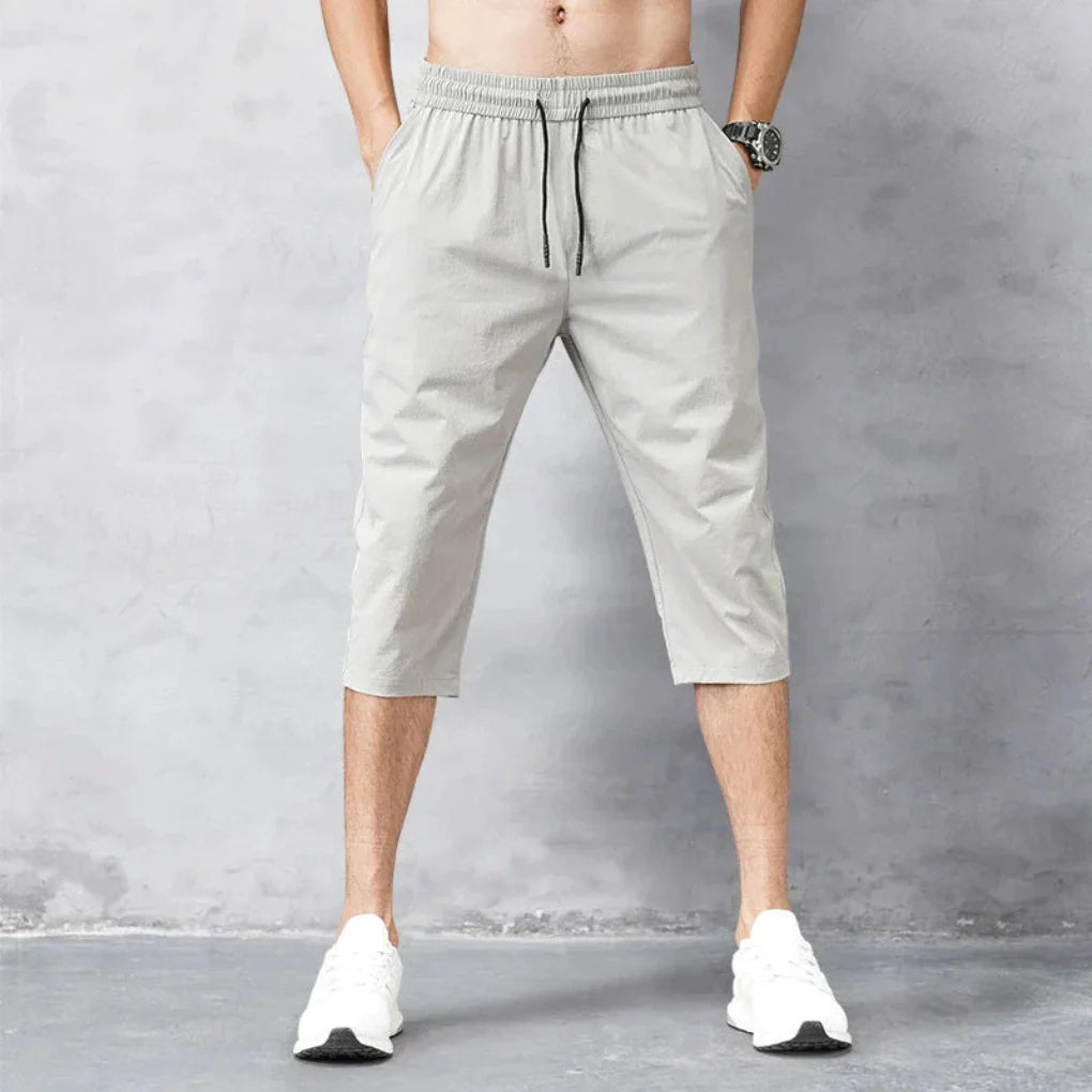 Pantalones de Nylon para Hombres 3/4 – Secado Rápido y Versátiles