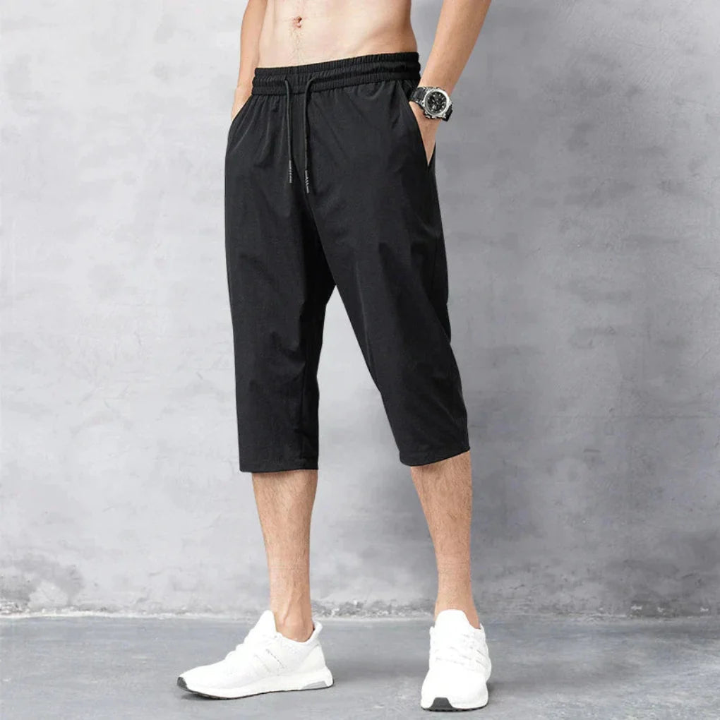 Pantalones de Nylon para Hombres 3/4 – Secado Rápido y Versátiles