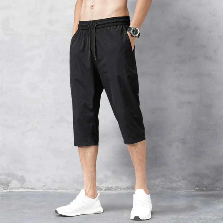 Pantalones de Nylon para Hombres 3/4 – Secado Rápido y Versátiles