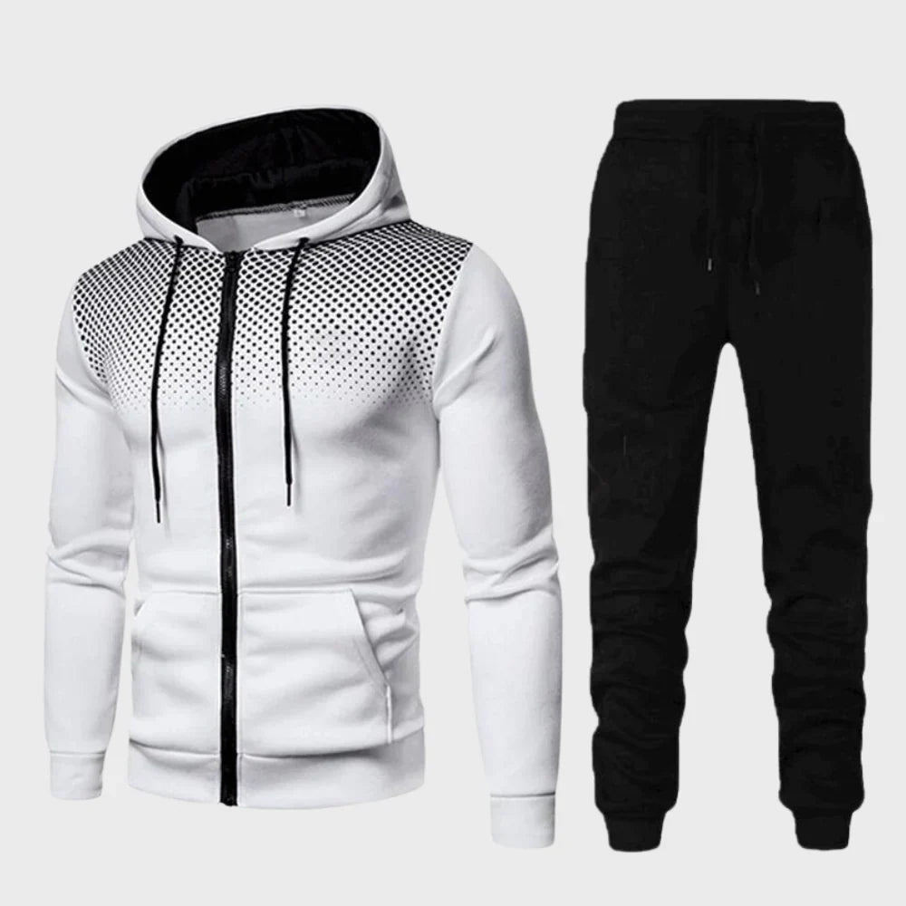 PowerTrack: chándal elegante para hombre que combina comodidad y rendimiento