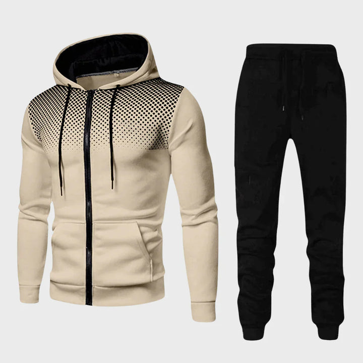 PowerTrack: chándal elegante para hombre que combina comodidad y rendimiento