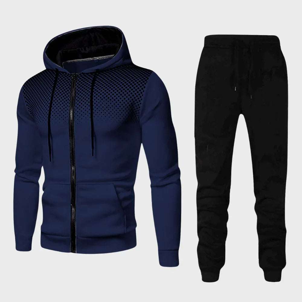 PowerTrack: chándal elegante para hombre que combina comodidad y rendimiento