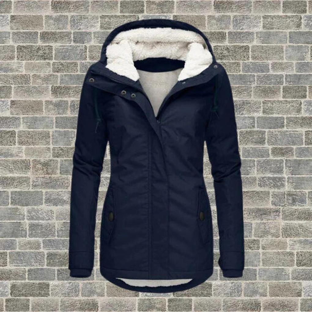 Abrigo de Invierno con Capucha para Mujeres – Capa Práctica para Climas Fríos