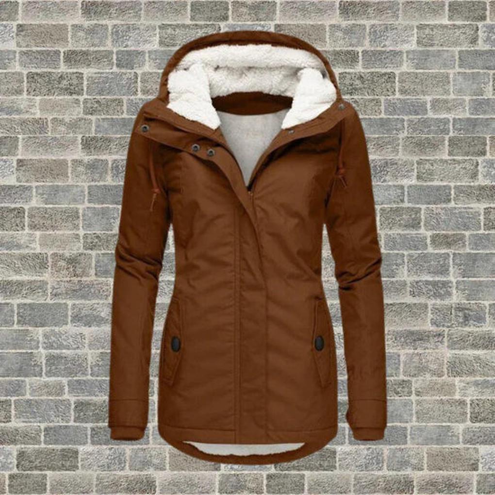 Abrigo de Invierno con Capucha para Mujeres – Capa Práctica para Climas Fríos