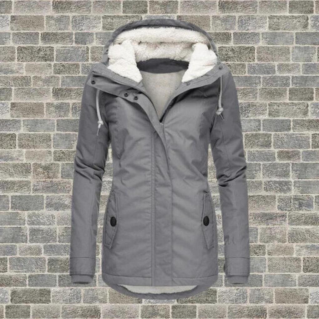 Abrigo de Invierno con Capucha para Mujeres – Capa Práctica para Climas Fríos