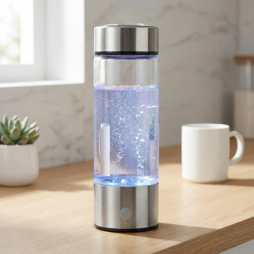 Hydronix - Botella de agua de hidrógeno portátil y recargable