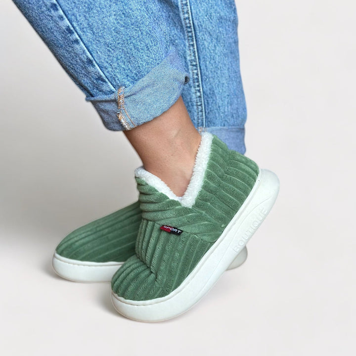 Zapatillas de Piel Ergonomicas Ultra-Cálidas