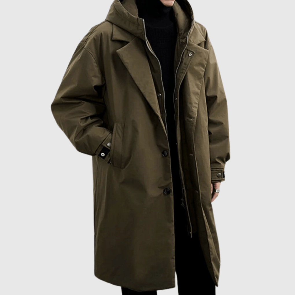 Abrigo de Lluvia Impermeable para Hombres para Todo Clima
