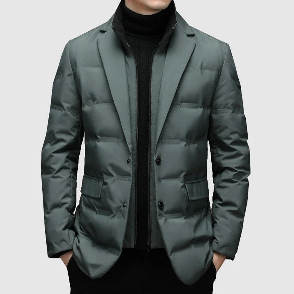 Abrigo Parka de Hombre Estilo Capa Listo para el Invierno