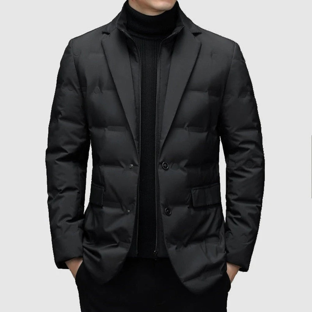 Abrigo Parka de Hombre Estilo Capa Listo para el Invierno