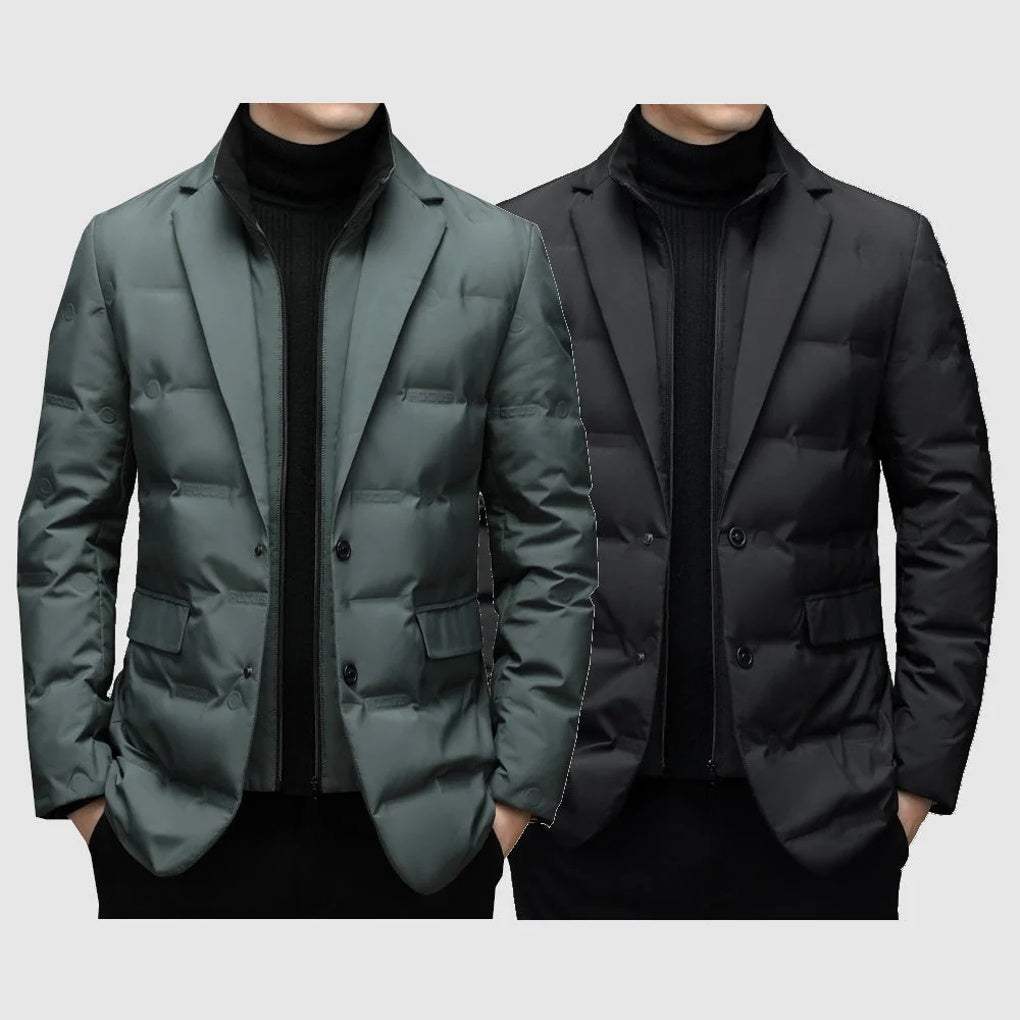 Abrigo Parka de Hombre Estilo Capa Listo para el Invierno