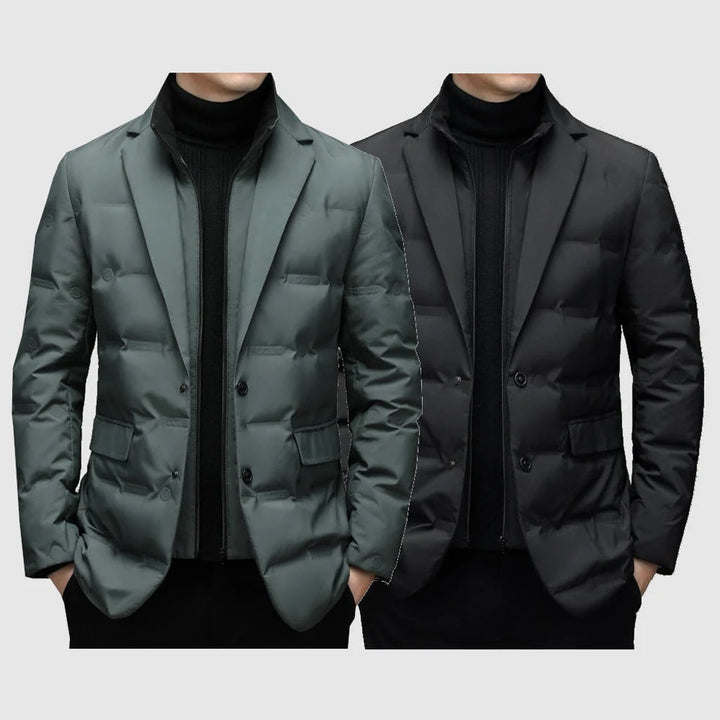 Abrigo Parka de Hombre Estilo Capa Listo para el Invierno