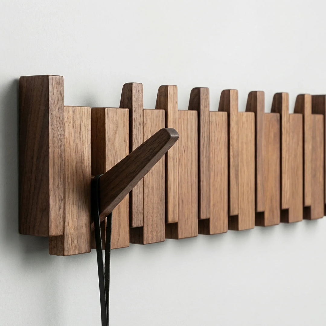 Klavura - Perchero de pared inspirado en un piano