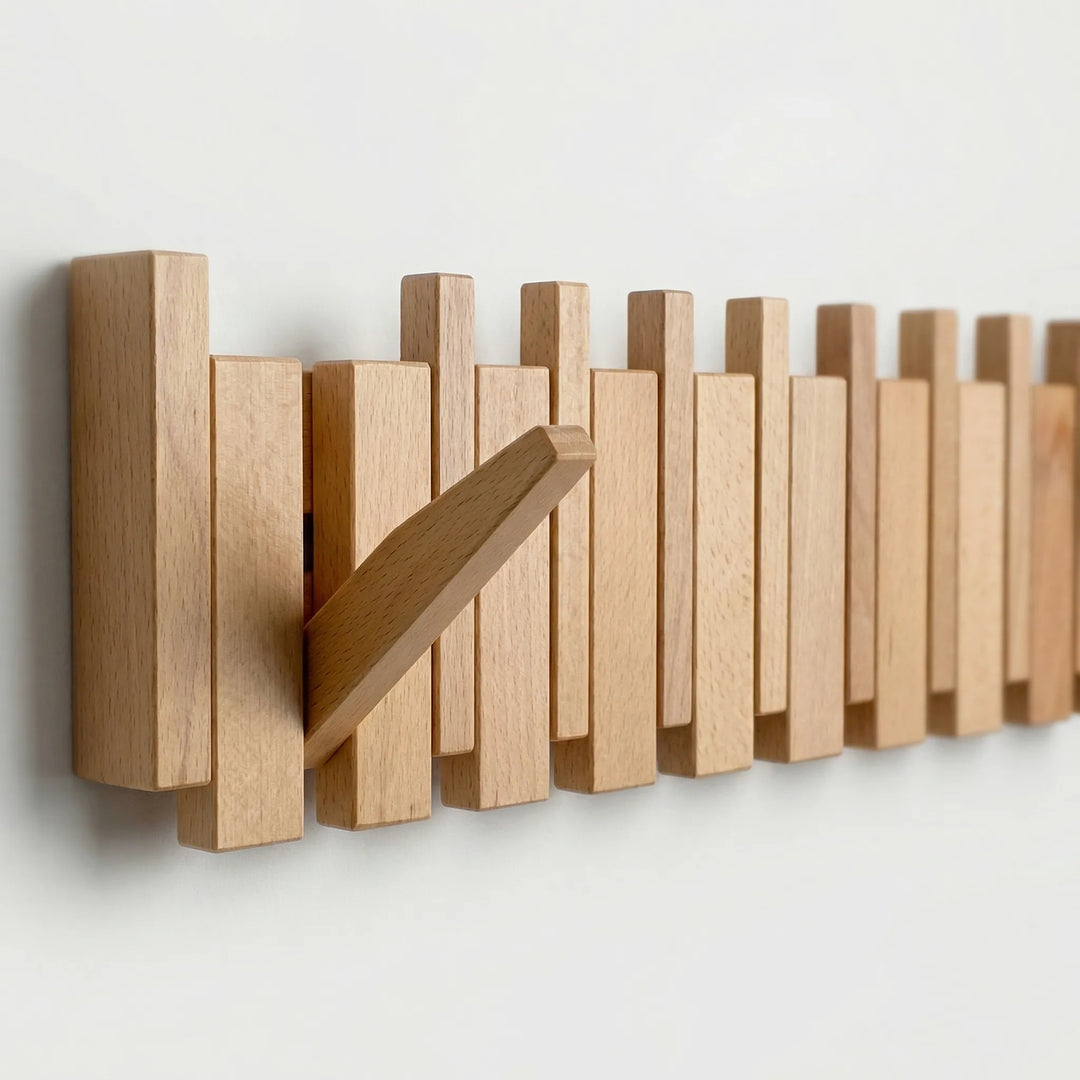 Klavura - Perchero de pared inspirado en un piano