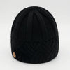 Gorro de punto trenzado con banda reversible