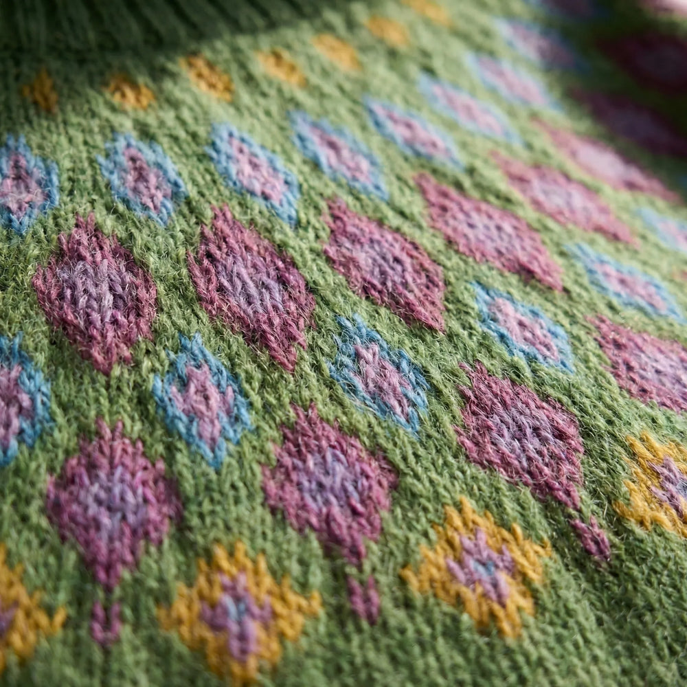 Knitvara - Jersey de cuello redondo con estampado Fair Isle