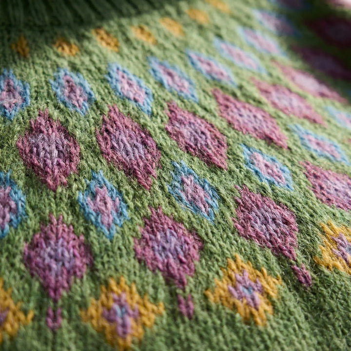 Knitvara - Jersey de cuello redondo con estampado Fair Isle