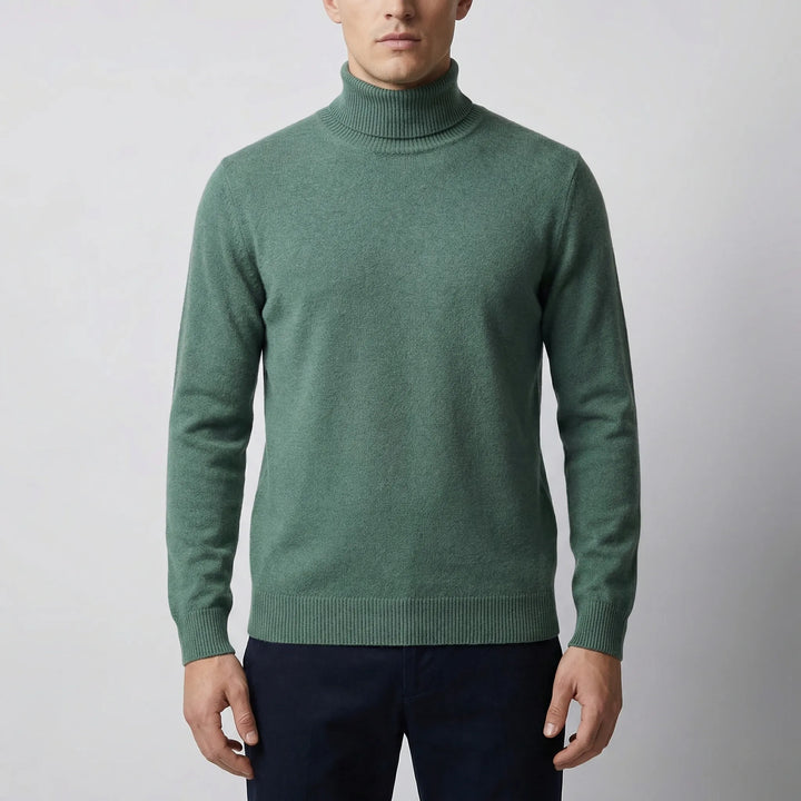 Kolvern - Jersey de punto de cuello alto plegable