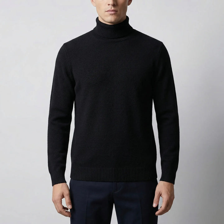 Kolvern - Jersey de punto de cuello alto plegable