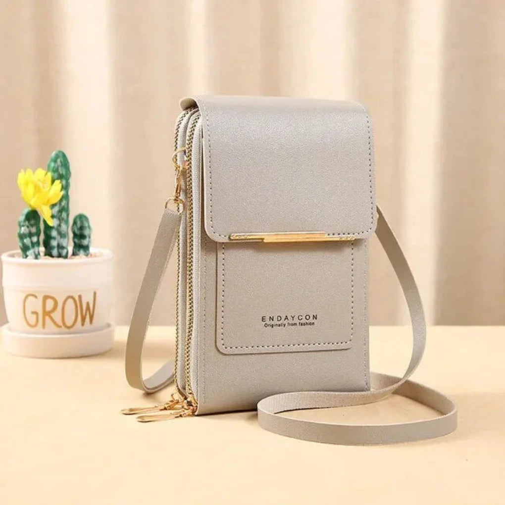 Bolso de hombro con pantalla táctil para mujer