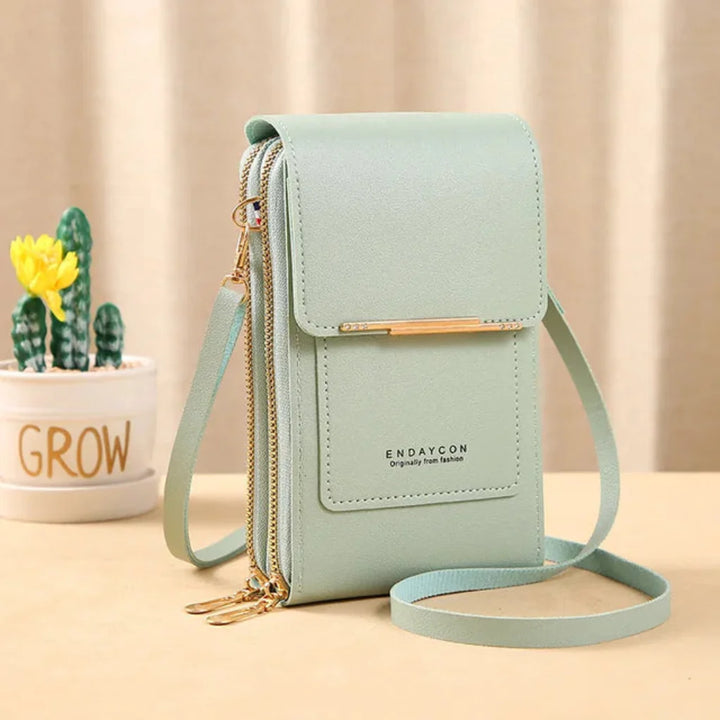 Bolso de hombro con pantalla táctil para mujer