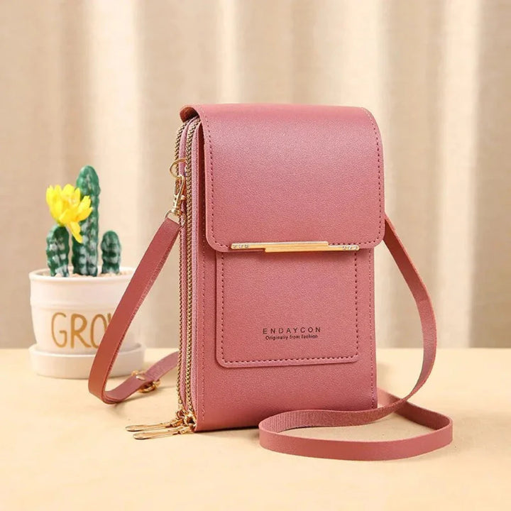 Bolso de hombro con pantalla táctil para mujer