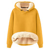 Sudadera con capucha para mujer, suave y cálida, con un cómodo forro polar